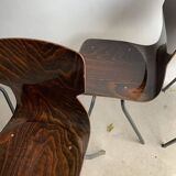 Set of 6 rosewood chairs Eromes