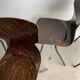 Lot de 6 chaises en bois de rose Eromes