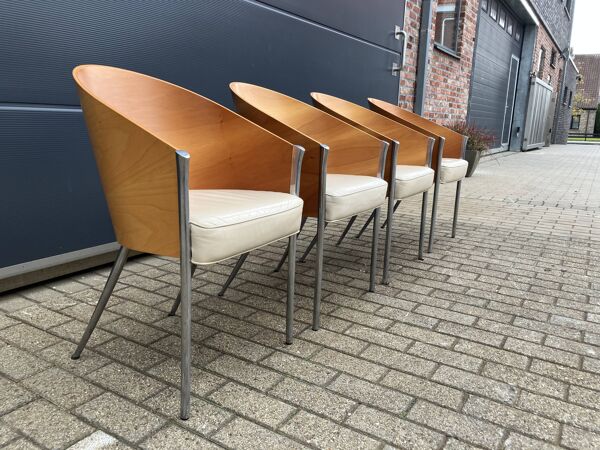 4x King Costes dining chairs, Philippe Starck, Aleph Driade