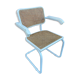 Cesca Chair model with armrest in white