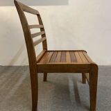 Modernist wooden children's chair by René Gabriel, Reconstruction period