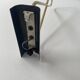 Old brass and prismatic glass xxl stem lamp