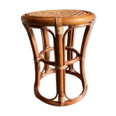 Rattan tabouret