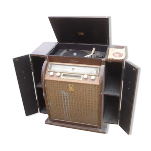 meuble radio gramophone