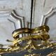 Golden bronze fire screen