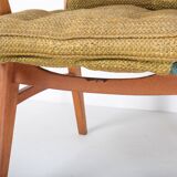 Set of 4 vintage Free-Span FS-116 armchairs, 50s