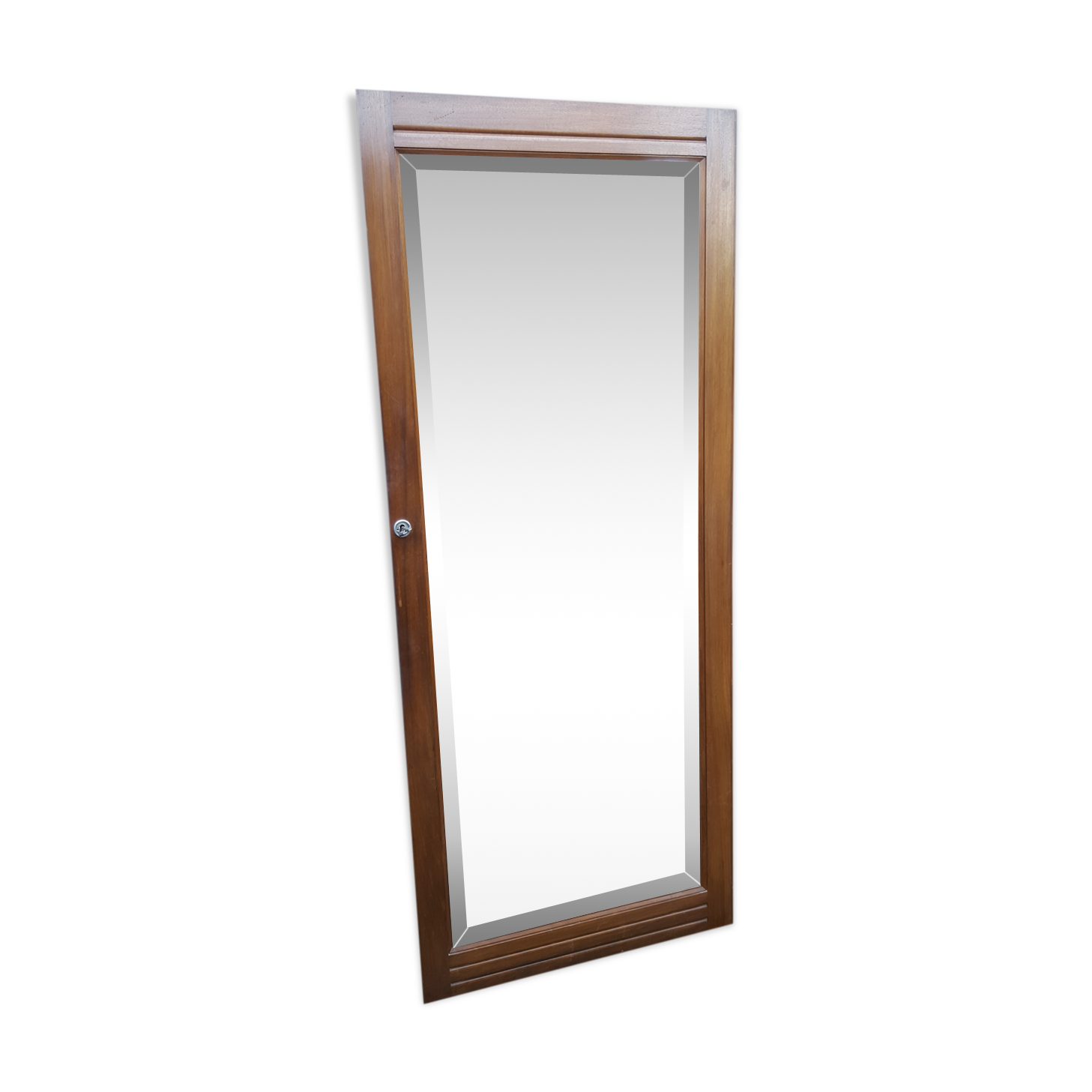 Walnut Art Deco mirror holder