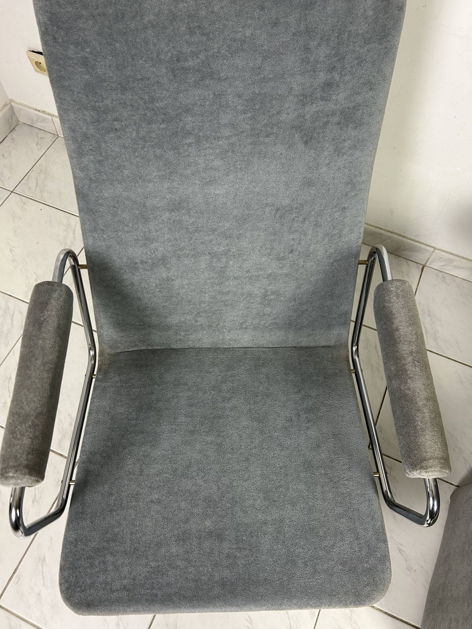Vintage Gelderland swivel armchair with ottoman Jan des Bouvrie