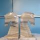 Pair of onyx horse head bookends