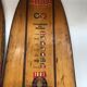Paire de ski nautique en bois reflex vintage 1969