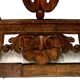 Decorative panel in carved oak wood 19th century