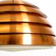 Original 1960s copper slat pendant lamp by Hans-Agne Jakobsson for Markaryd