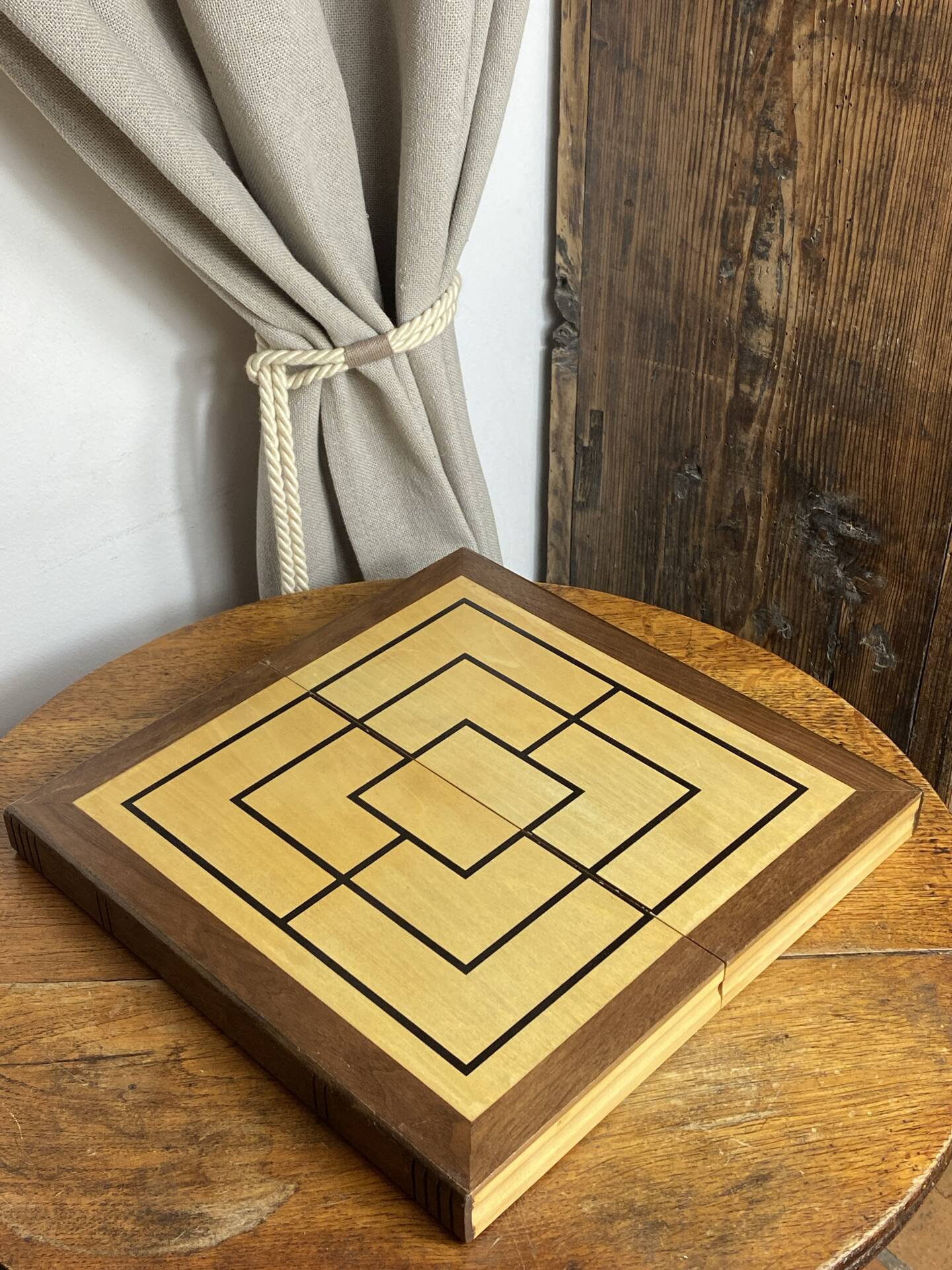 Jeu de backgammon en bois 