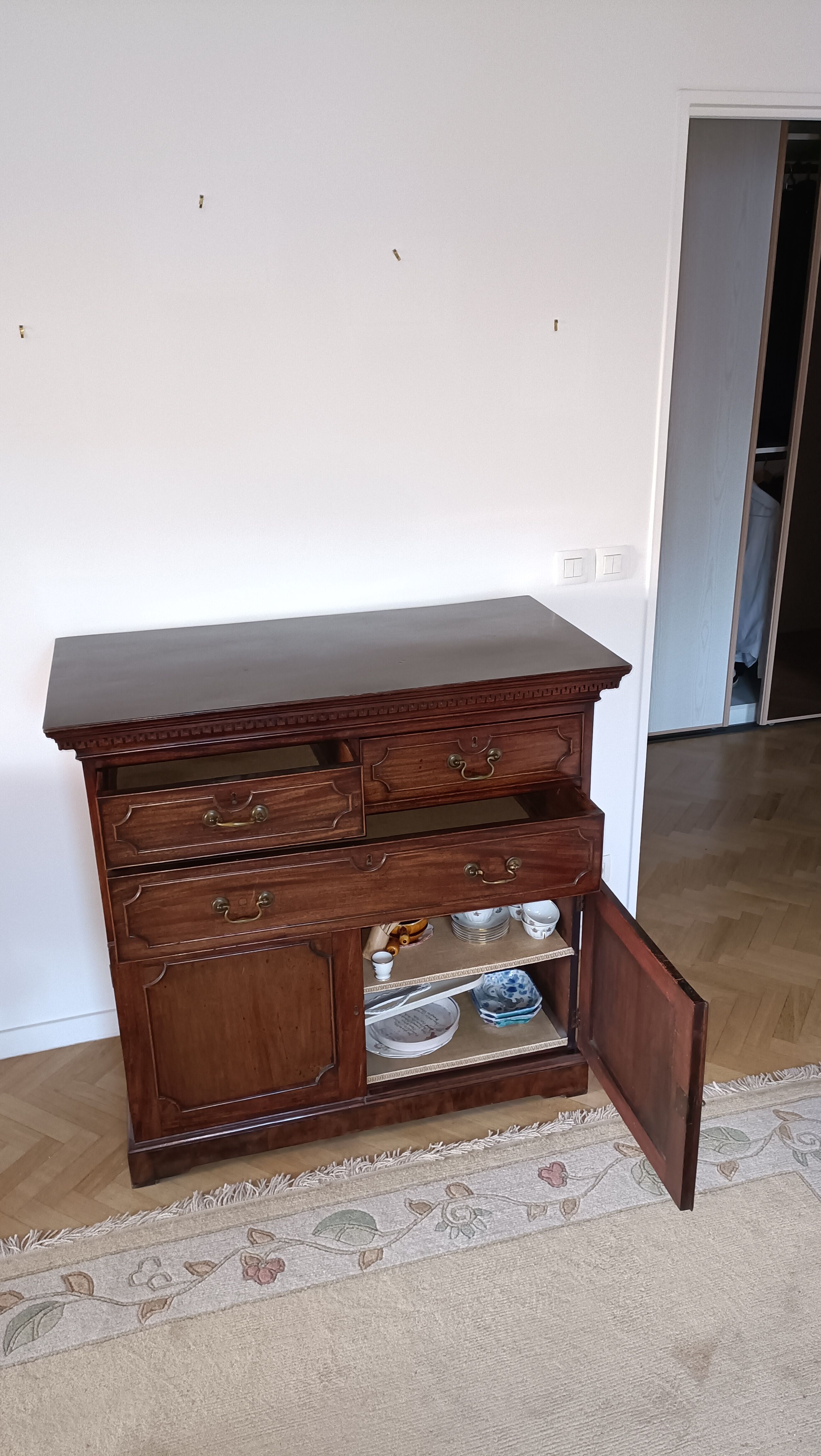 19th century mahogany sideboard