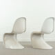 Pair of Panton Chairs by Verner Panton for Fehlbaum / Herman Miller 1976