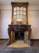 Impressive Fireplace And Its Trumeau In Carved Wood Underlined With Marble