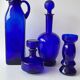 Cobalt blue glassware