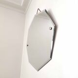 Octagonal mirror beveled Art Deco
