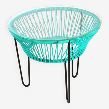 Turquoise green Toca coffee table
