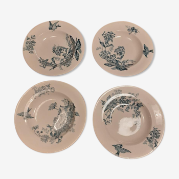 Set de 4 assiettes creuses