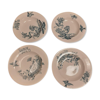 Set de 4 assiettes creuses