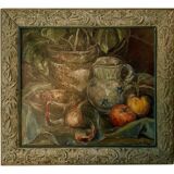 Kurt Schaefer, Still Life, 1942, Oil on Canvas, Framed