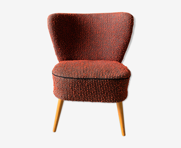 Red and black cocktail chair