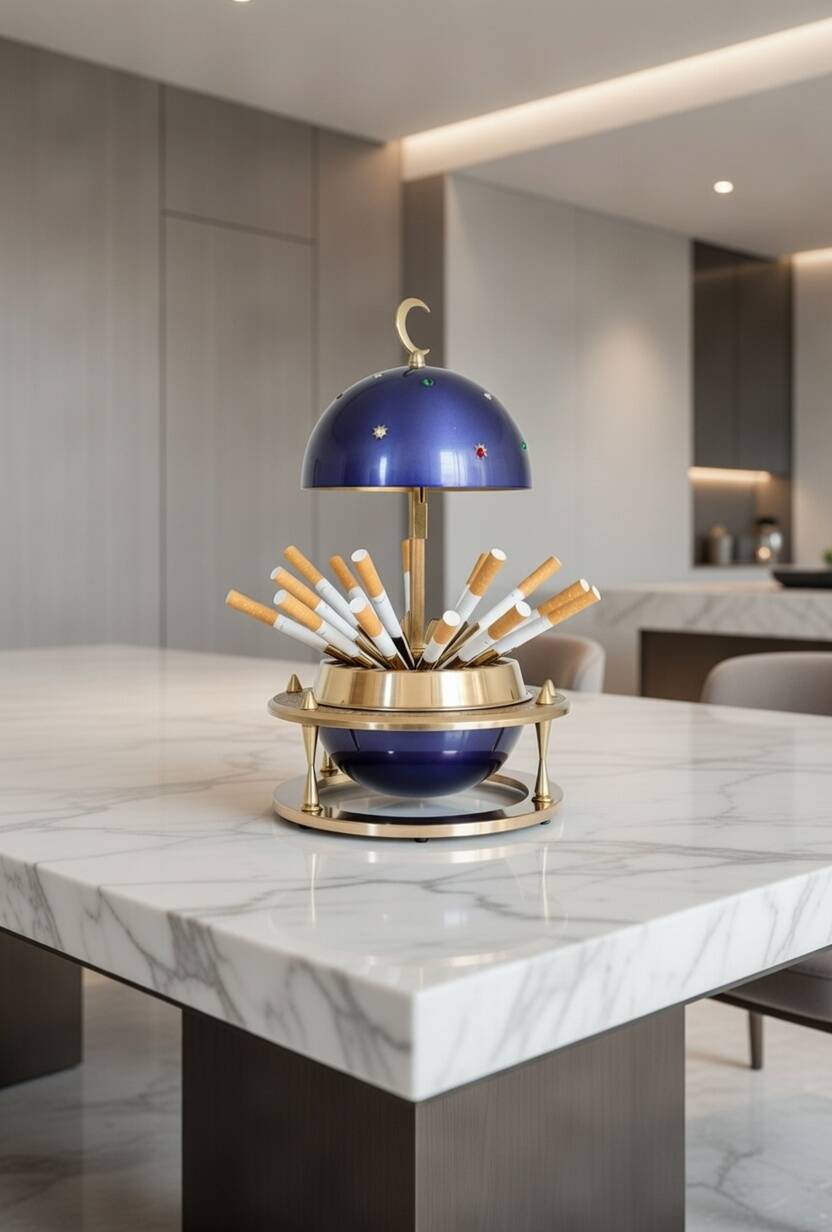 Vintage cigarette dispenser, zodiac.