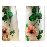 Pair of art deco vases in glass