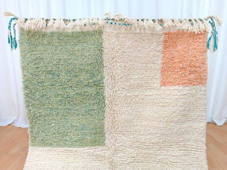Handwoven wool rug