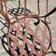 Trio de chaises de jardin
