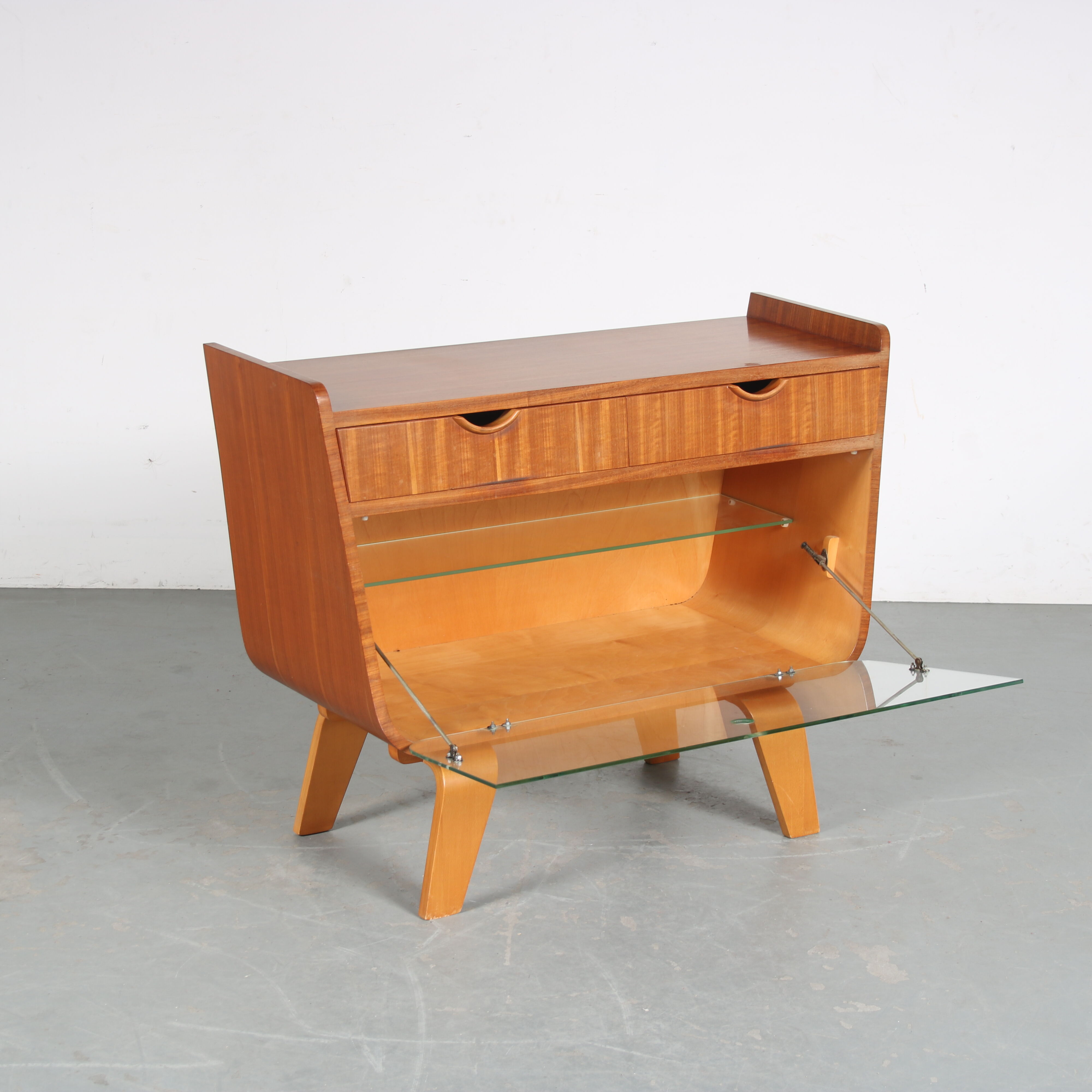 Cor Alons Bar Cabinet for De Boer Gouda, Netherlands 1950