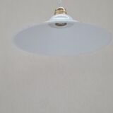 Enamelled sheet metal pendant light