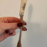 6 forks and 6 fish knives in silver-plated metal, Filet model 1950