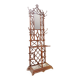 Coat rack or hall tree, 19th century - patinated cast iron imitating bamboo