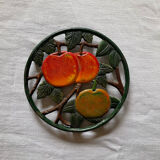 Cast iron trivets Apples