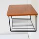 Vintage Floating Wall Shelf, Teak String Rack 60's Design