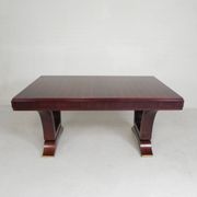 Art Deco dining table, rosewood veneer, extendable up to 248 cm, 1930s.