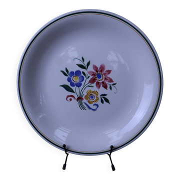 Large round serving plate Sarreguemines "Dole" 31.5cm