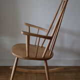 Scandinavian rocking-chair light beech