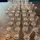 Lot of 19th century tulip crystal glasses