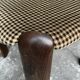 Vintage dining chairs with curved backrest – set of 6