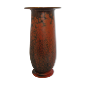 Vase céramique orangé design