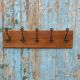 Wrought iron coat rack