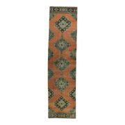 1960s vintage Turkish hand-knotted runner 82x335