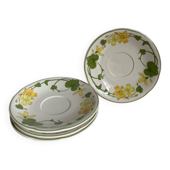 4 saucers Villeroy & Boch