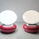 Pair of vintage bedside lamps