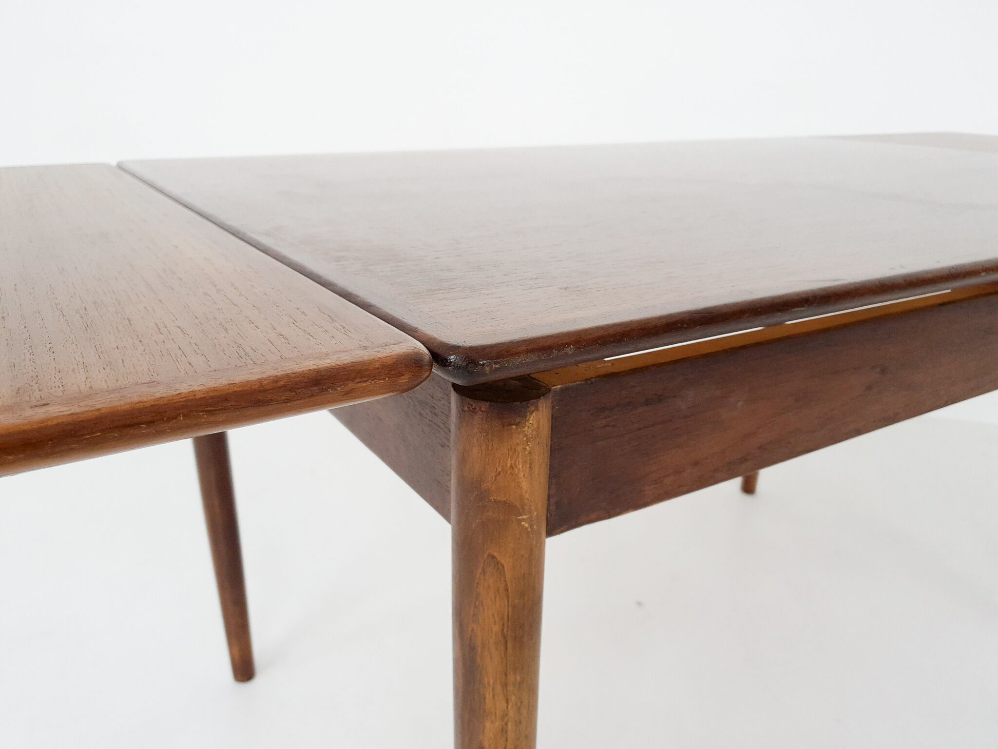 Mid-century teak extendable dining table, 1950's