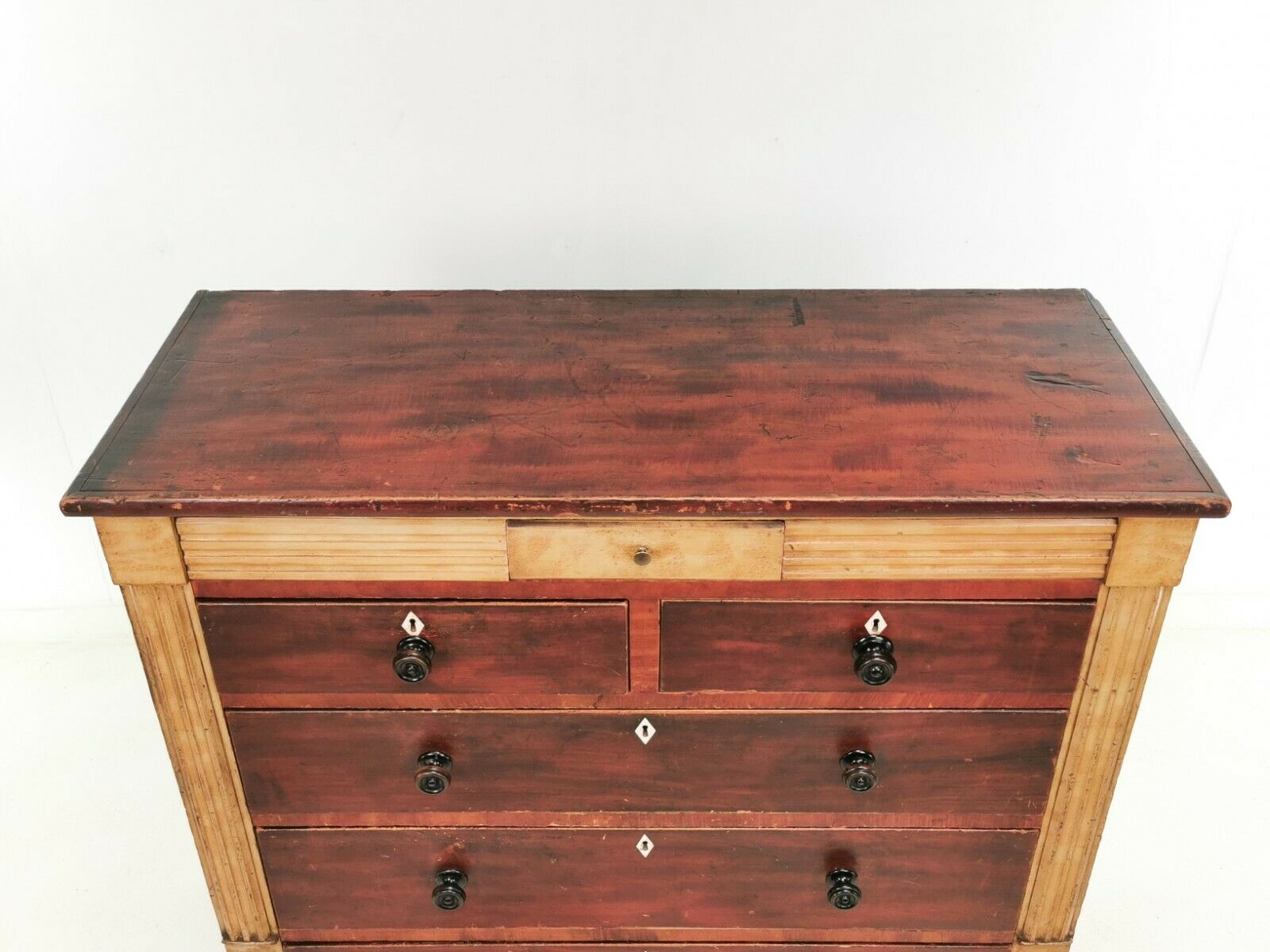 Victorian Scottish Antique Chest Of Drawers
