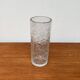 Large vase in raw glass, 1970s brutalism.